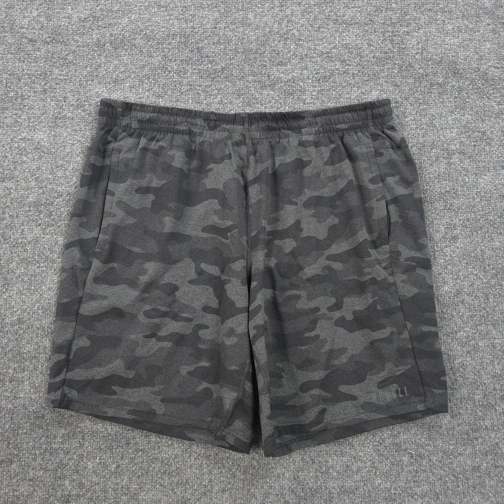 NOBULL Shorts Mens 3XL Gray Camo‎ 9" Performance Training Running Gym Athletic
